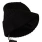 Dolce & Gabbana Black Wool Knit Women Winter Hat