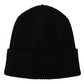 Dolce & Gabbana Black Wool Knit Women Winter Hat