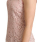 Dolce & Gabbana Pink Floral Lace Sleeveless Blouse