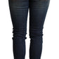 Dolce & Gabbana Dark Blue Skinny Denim Cotton Stretch Jeans