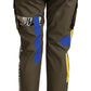 Dolce & Gabbana Green Military Cargo Trouser Cotton Pants