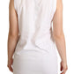 Dolce & Gabbana White La Moda Crystal Tank Shirt