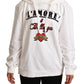 Dolce & Gabbana White L'Amore Hooded Pullover Sweater