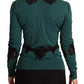 Dolce & Gabbana Green Wool Crewneck Sweater