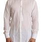 Dolce & Gabbana White Cotton Slim Fit Mens MARTINI Shirt