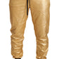 Dolce & Gabbana Gold Pig Of The Year Cotton Trousers Pants