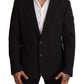 Dolce & Gabbana Black Striped MARTINI Jacket Blazer