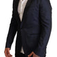 Dolce & Gabbana Blue Wool Slim Fit MARTINI Blazer Jacket