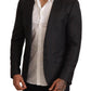 Dolce & Gabbana Gray Check Wool Slim Fit Blazer Jacket