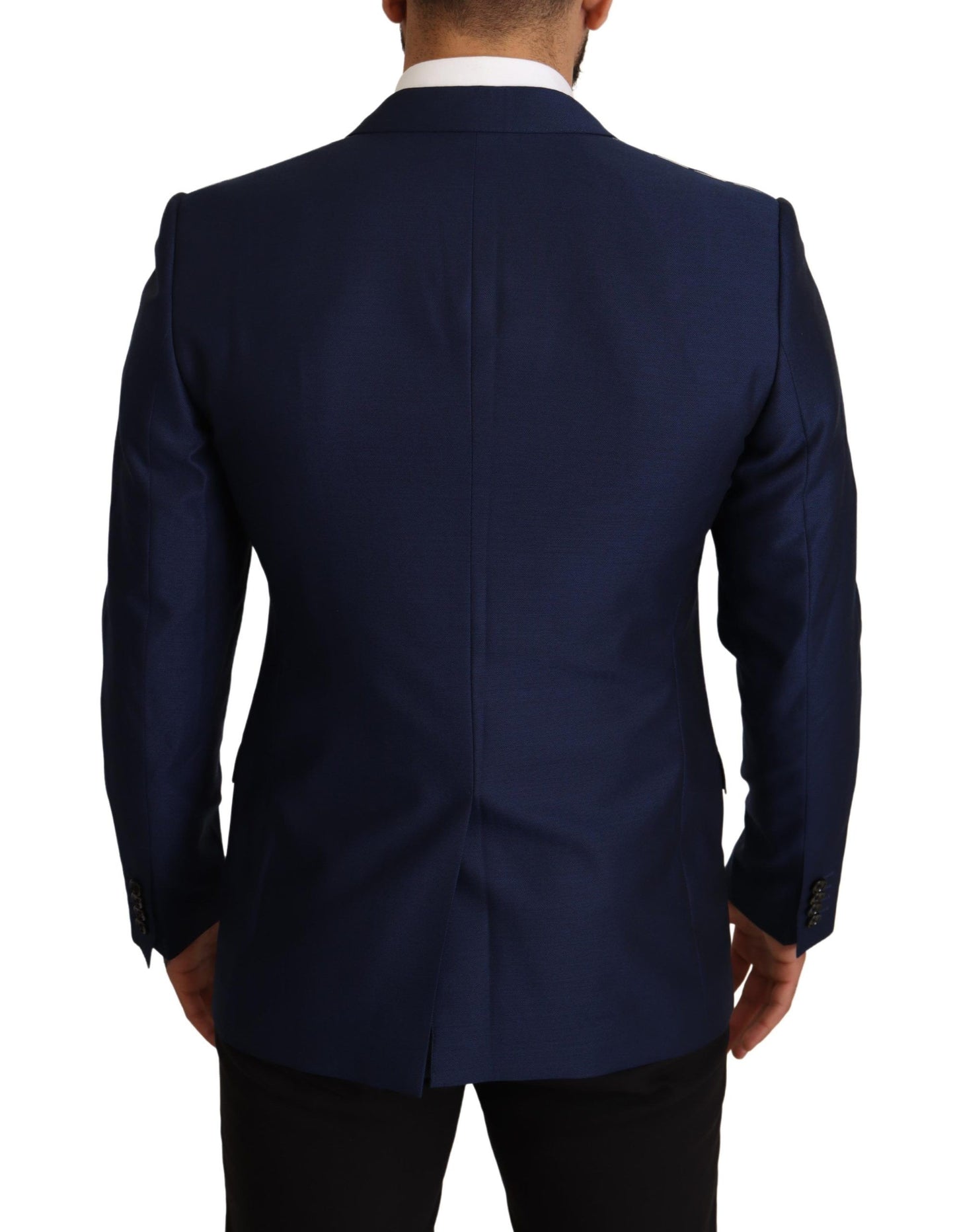 Dolce & Gabbana Navy Blue Slim Fit Jacket MARTINI Blazer