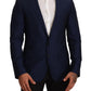 Dolce & Gabbana Navy Blue Slim Fit Jacket MARTINI Blazer