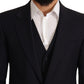 Dolce & Gabbana Blue 2 Piece MARTINI Blazer Suit Jacket