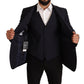 Dolce & Gabbana Blue 2 Piece MARTINI Blazer Suit Jacket