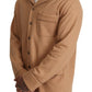 Dolce & Gabbana Brown Cotton Button Collared Coat Jacket