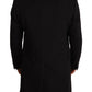 Dolce & Gabbana Gray Long Cashmere Coat Jacket