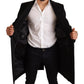 Dolce & Gabbana Gray Long Cashmere Coat Jacket