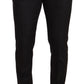 Dolce & Gabbana Black Logo Wool Slim Fit 2 Piece MARTINI Suit