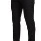 Dolce & Gabbana Black Logo Wool Slim Fit 2 Piece MARTINI Suit