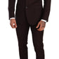 Dolce & Gabbana Bordeaux Wool MARTINI Slim Fit Suit