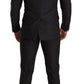 Dolce & Gabbana Gray Wool MARTINI Slim Fit Set Suit