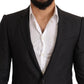 Dolce & Gabbana Gray Wool MARTINI Slim Fit Set Suit