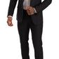 Dolce & Gabbana Gray Wool MARTINI Slim Fit Set Suit