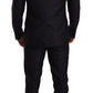 Dolce & Gabbana Blue Pattern MARTINI SLIM FIT 2 Piece Suit