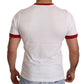 Dolce & Gabbana White Kings Angels Print Cotton T-shirt