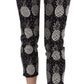 Dolce & Gabbana Black Pineapple Print Skinny Capri Pants