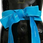 Dolce & Gabbana Blue Waist Ribbon Wide Bow Belt