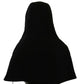 Dolce & Gabbana Black Wool Whole Head Hooded Scarf Hat