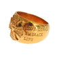 Nialaya Gold Plated 925 Silver Womens Ring