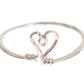 Nialaya Silver Authentic Womens Love Heart Ring