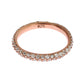 Nialaya Pink Gold 925 Silver Clear CZ Ring