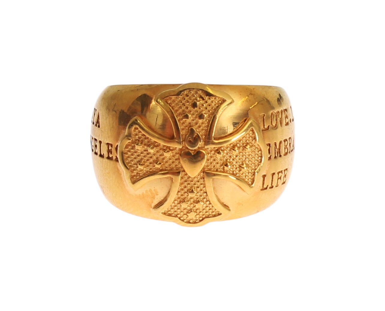 Nialaya Gold Plated 925 Silver Ring