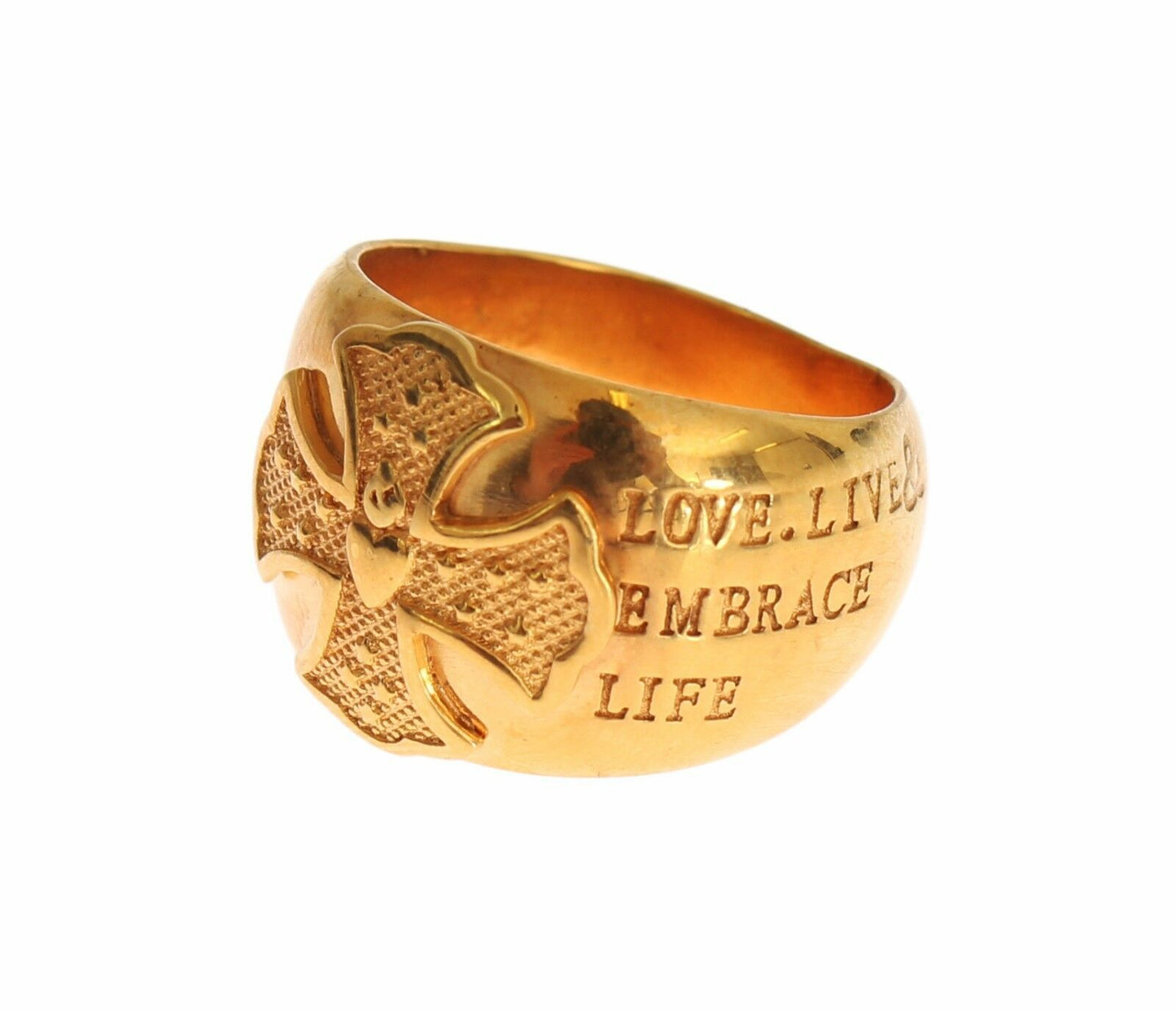 Nialaya Gold Plated 925 Silver Ring