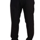 Dolce & Gabbana Black Wool Formal Tuxedo Trouser Pants