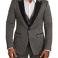 Dolce & Gabbana Elegant Martini Black Check Three-Piece Suit