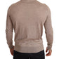 Dolce & Gabbana Beige Cashmere Turtleneck Pullover Sweater