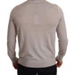 Dolce & Gabbana Gray Cashmere Turtleneck Pullover Sweater