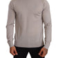 Dolce & Gabbana Gray Cashmere Turtleneck Pullover Sweater