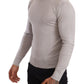 Dolce & Gabbana Gray Cashmere Turtleneck Pullover Sweater