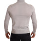 Dolce & Gabbana Gray Cashmere Turtleneck Pullover Sweater