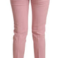 Dolce & Gabbana Pink Wool Stretch High Waist Trouser Pants