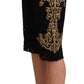 Dolce & Gabbana Black Lace Gold Baroque SPECIAL PIECE Shorts