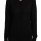 Dolce & Gabbana Black Crewneck Pullover STAFF Sweater Wool