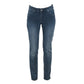 Maison Espin Blue Cotton Jeans & Pant