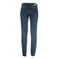 Maison Espin Blue Cotton Jeans & Pant