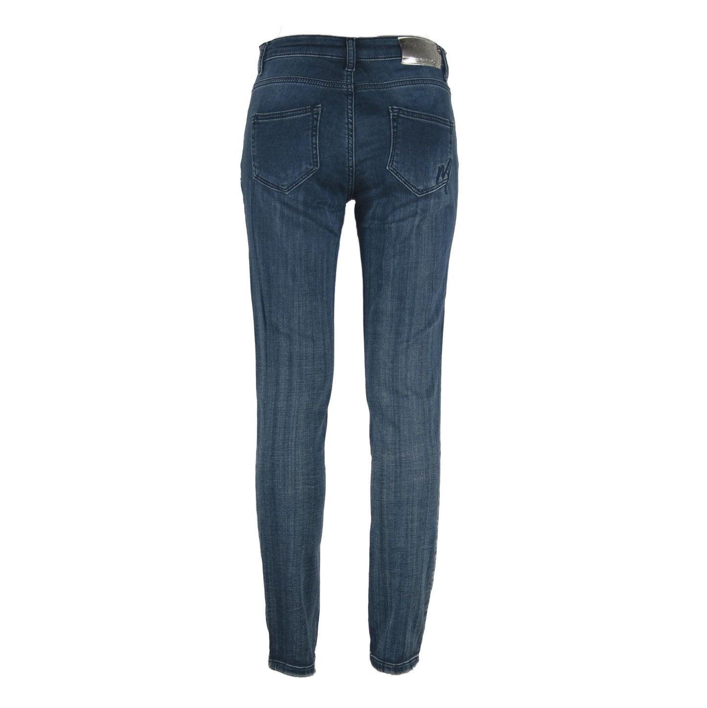 Maison Espin Blue Cotton Jeans & Pant