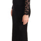 Dolce & Gabbana Black Lace Mermaid Dress